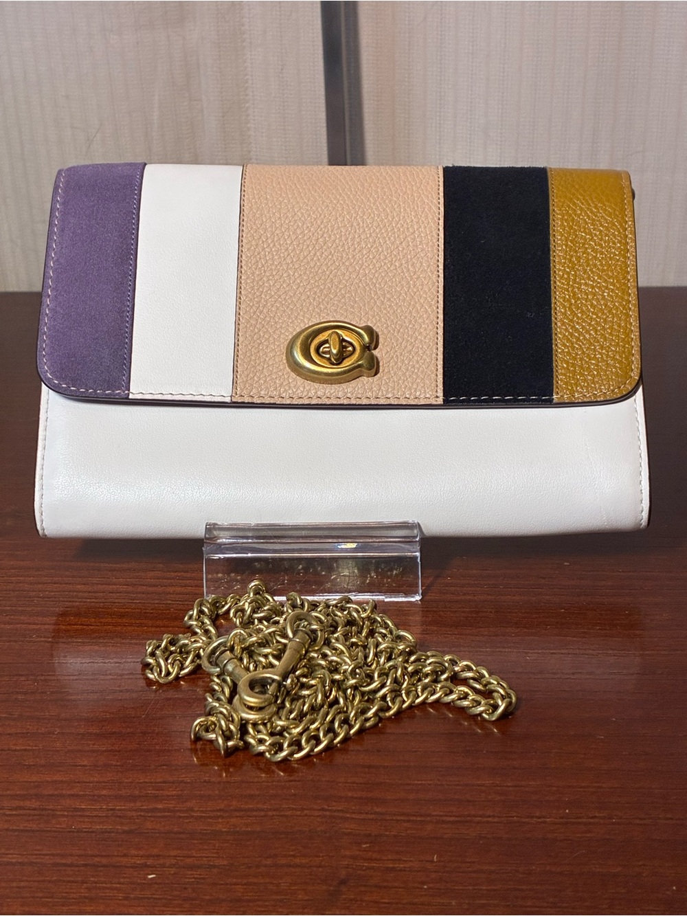 Coach Marlowe Color-block Leather Crossbody